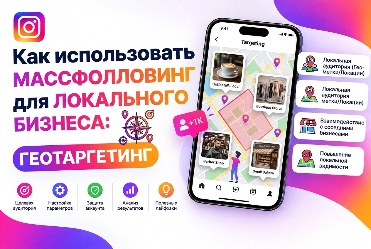 Как использовать масcфолловинг для локального бизнеса: геотаргетинг